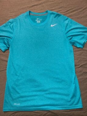 Nike Teal Blue Dri-FIT Short Sleeve Tee